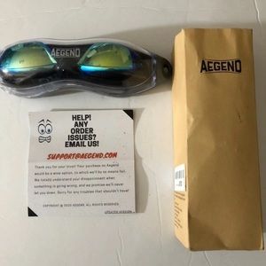 Aegend professional swimming goggles with protective case